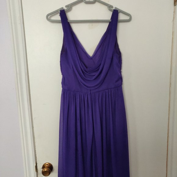EUC Purple David's Bridal Bridesmaid Dress - Picture 2 of 2